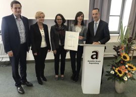 Die Realschule am Judenstein erhält den Aumüller-Integrationspreis für die Förderung von Schülerinnen und Schülern mit Deutsch als Zweitsprache